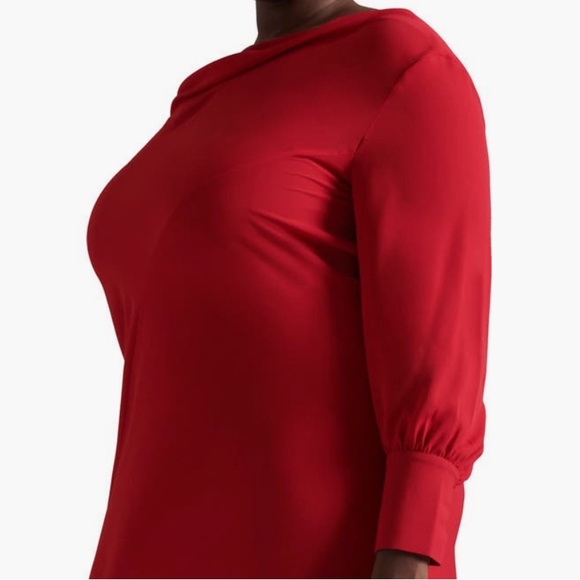 NWT Pari Passu Millie Bias Red Women's Dress D18 - Picture 4 of 5